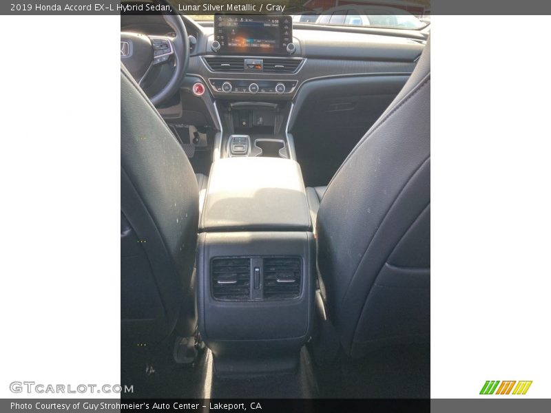 Lunar Silver Metallic / Gray 2019 Honda Accord EX-L Hybrid Sedan