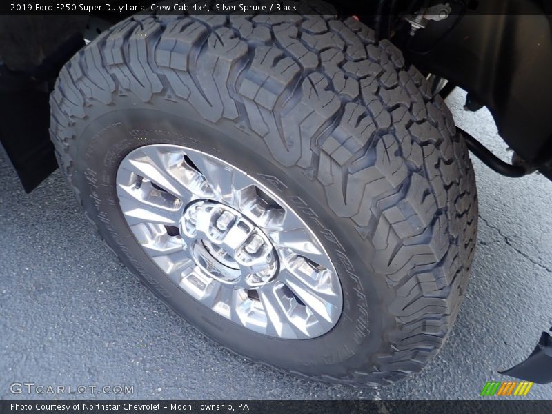 Silver Spruce / Black 2019 Ford F250 Super Duty Lariat Crew Cab 4x4