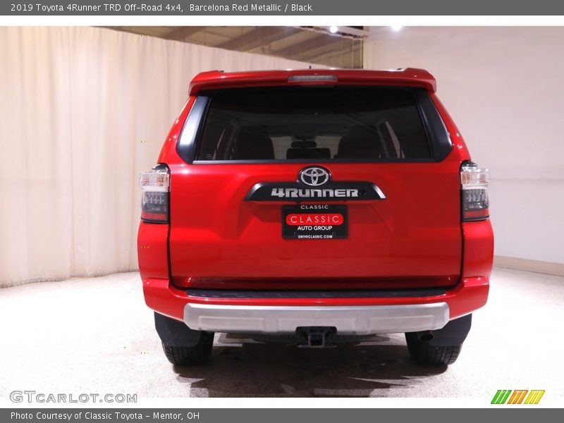 Barcelona Red Metallic / Black 2019 Toyota 4Runner TRD Off-Road 4x4