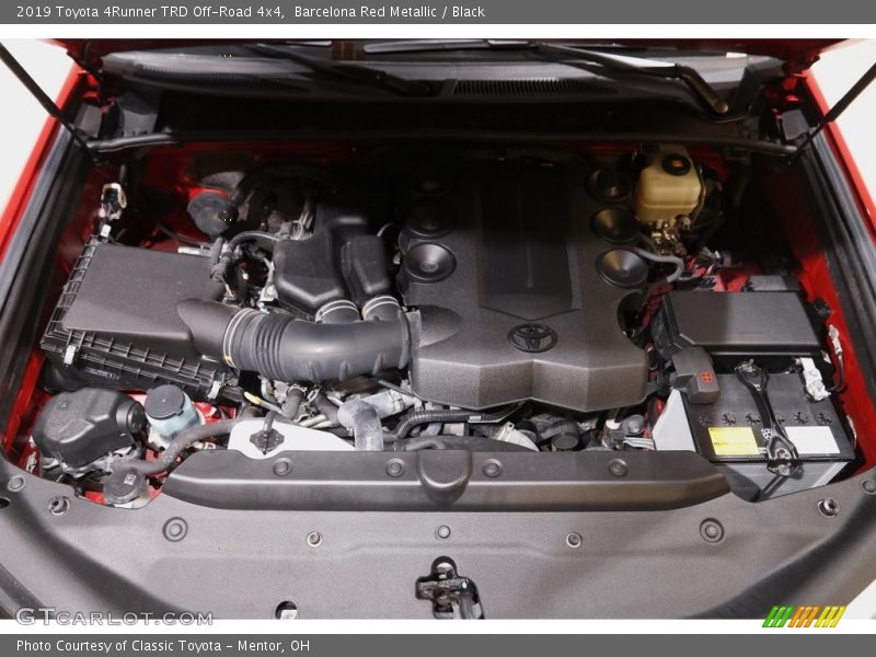 Barcelona Red Metallic / Black 2019 Toyota 4Runner TRD Off-Road 4x4