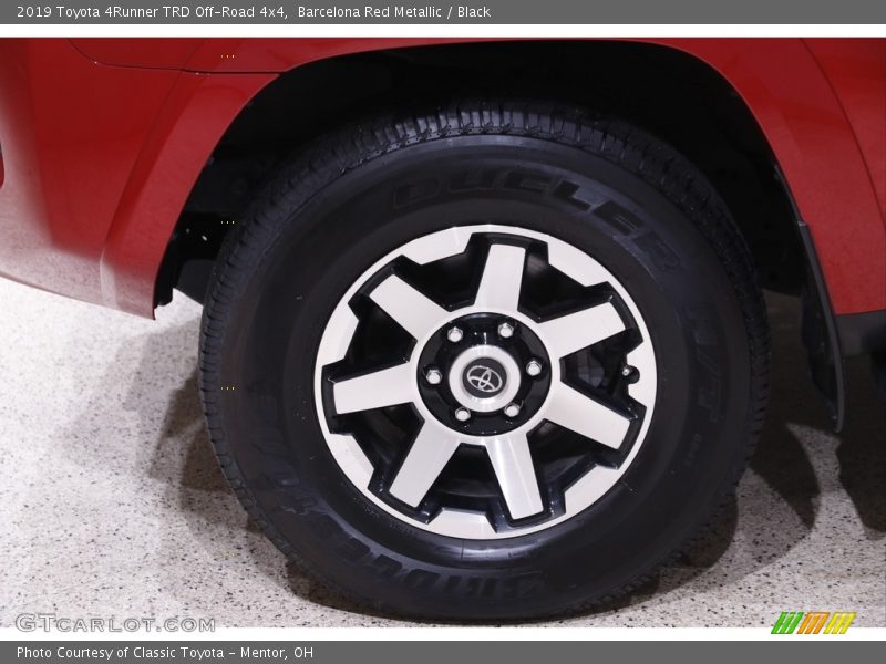 Barcelona Red Metallic / Black 2019 Toyota 4Runner TRD Off-Road 4x4