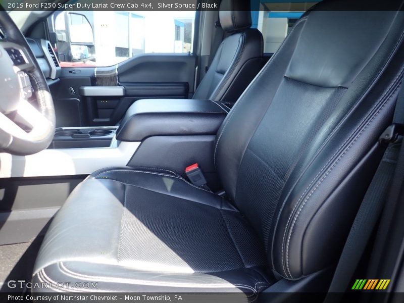 Silver Spruce / Black 2019 Ford F250 Super Duty Lariat Crew Cab 4x4