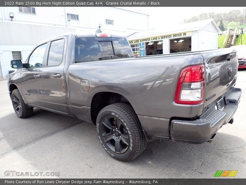 Granite Crystal Metallic / Black 2022 Ram 1500 Big Horn Night Edition Quad Cab 4x4