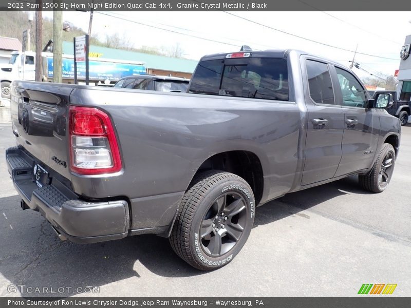 Granite Crystal Metallic / Black 2022 Ram 1500 Big Horn Night Edition Quad Cab 4x4