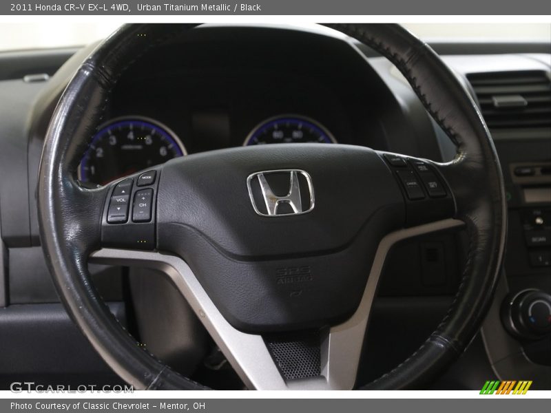 Urban Titanium Metallic / Black 2011 Honda CR-V EX-L 4WD
