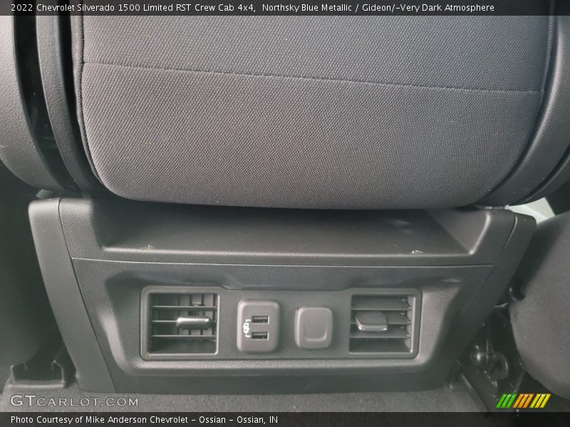 Northsky Blue Metallic / Gideon/­Very Dark Atmosphere 2022 Chevrolet Silverado 1500 Limited RST Crew Cab 4x4
