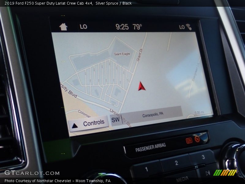 Silver Spruce / Black 2019 Ford F250 Super Duty Lariat Crew Cab 4x4