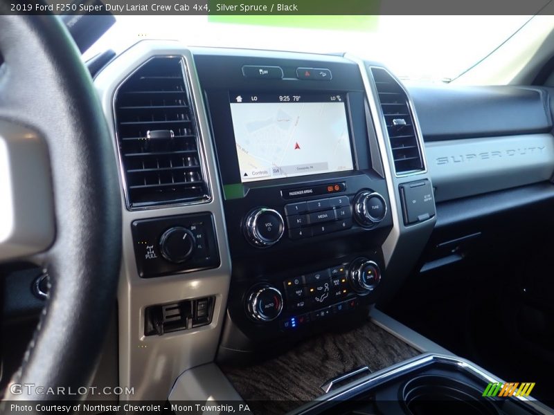 Silver Spruce / Black 2019 Ford F250 Super Duty Lariat Crew Cab 4x4