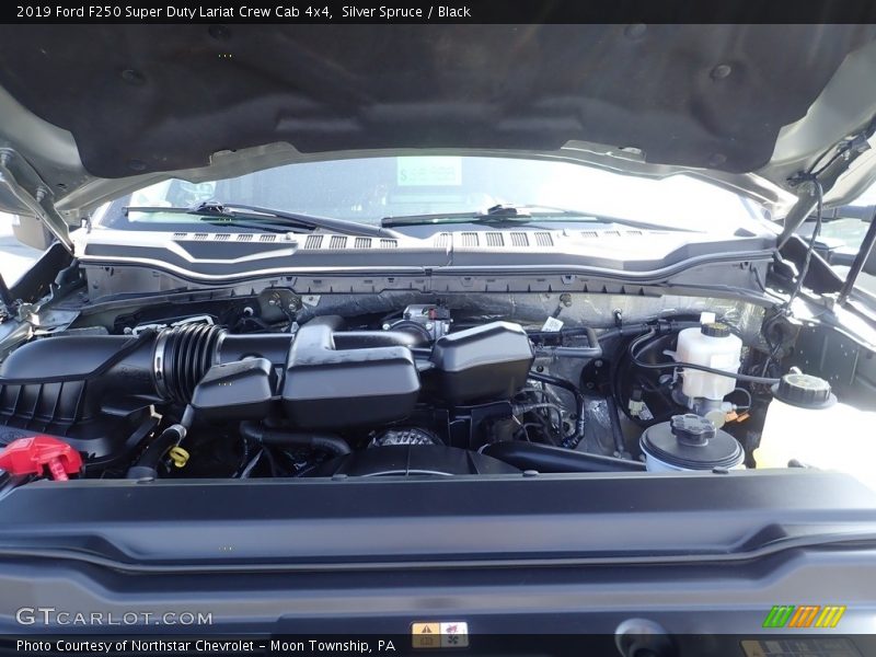 Silver Spruce / Black 2019 Ford F250 Super Duty Lariat Crew Cab 4x4