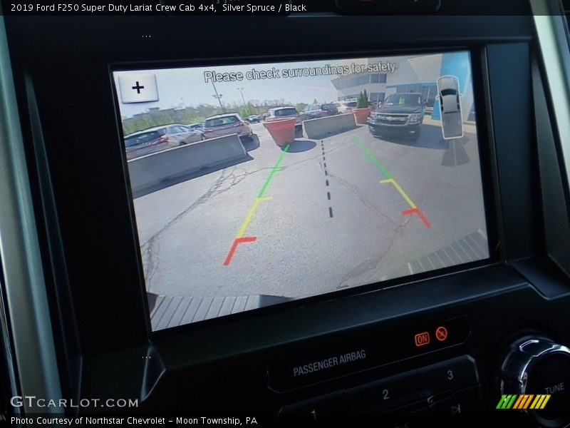 Silver Spruce / Black 2019 Ford F250 Super Duty Lariat Crew Cab 4x4