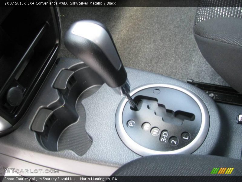 Silky Silver Metallic / Black 2007 Suzuki SX4 Convenience AWD