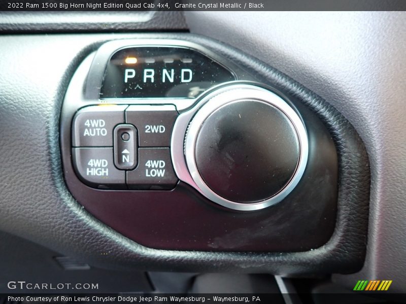  2022 1500 Big Horn Night Edition Quad Cab 4x4 8 Speed Automatic Shifter