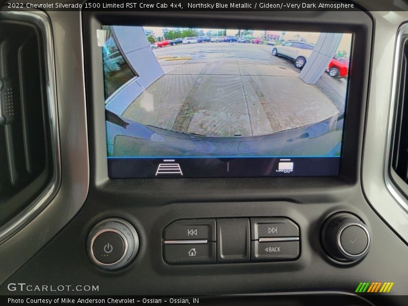 Northsky Blue Metallic / Gideon/­Very Dark Atmosphere 2022 Chevrolet Silverado 1500 Limited RST Crew Cab 4x4