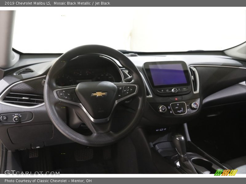 Mosaic Black Metallic / Jet Black 2019 Chevrolet Malibu LS
