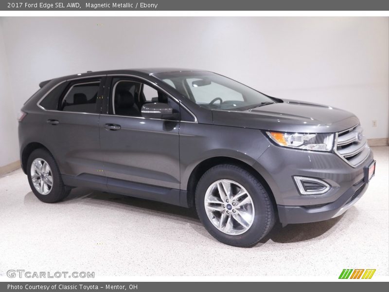 Magnetic Metallic / Ebony 2017 Ford Edge SEL AWD