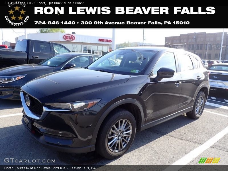 Jet Black Mica / Black 2018 Mazda CX-5 Sport