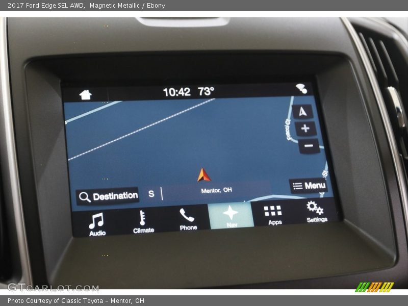 Magnetic Metallic / Ebony 2017 Ford Edge SEL AWD