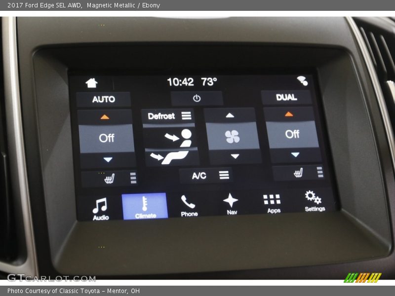 Magnetic Metallic / Ebony 2017 Ford Edge SEL AWD