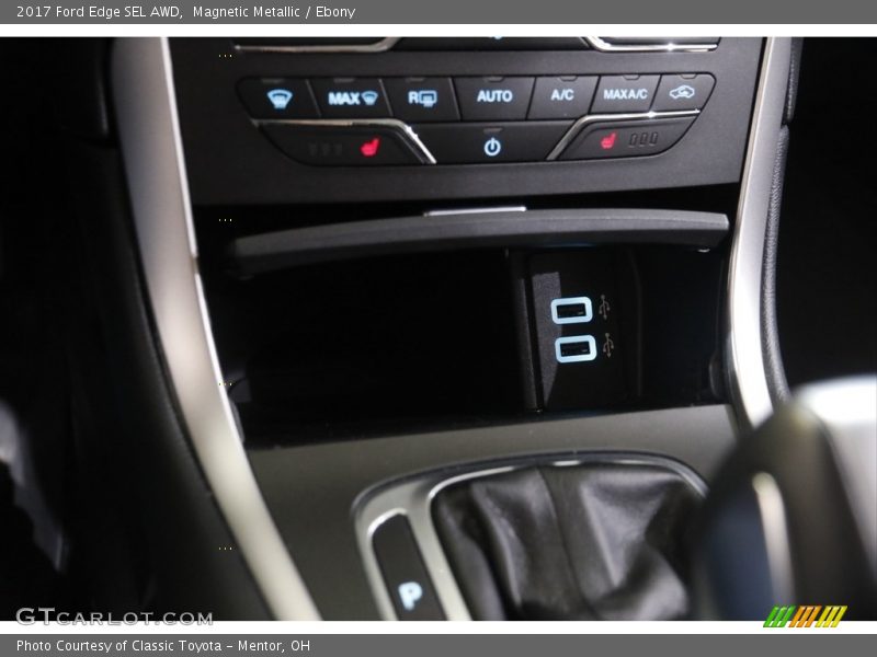 Magnetic Metallic / Ebony 2017 Ford Edge SEL AWD