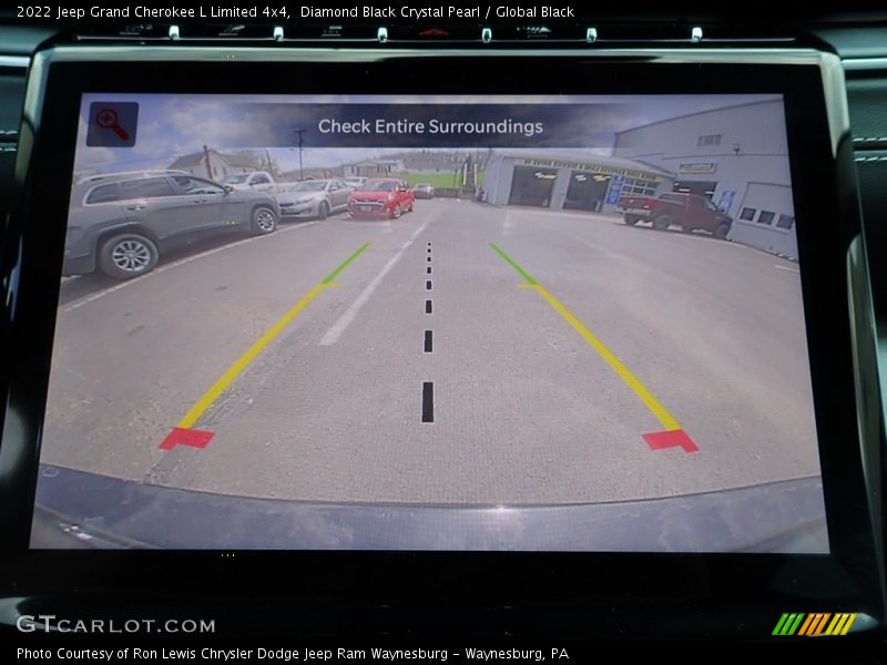 Diamond Black Crystal Pearl / Global Black 2022 Jeep Grand Cherokee L Limited 4x4