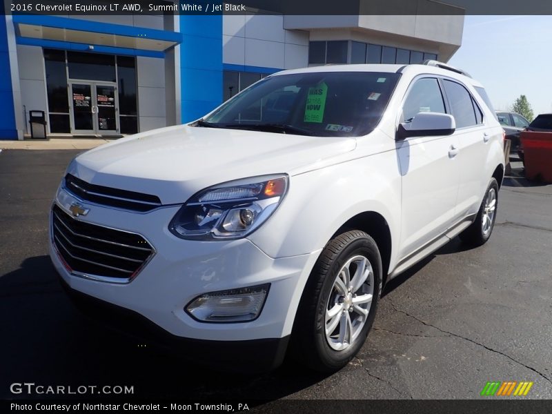 Summit White / Jet Black 2016 Chevrolet Equinox LT AWD