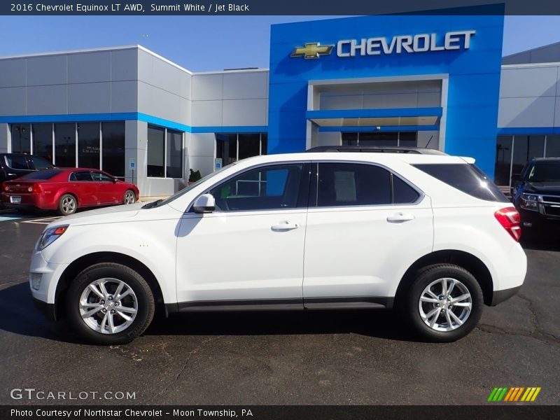 Summit White / Jet Black 2016 Chevrolet Equinox LT AWD
