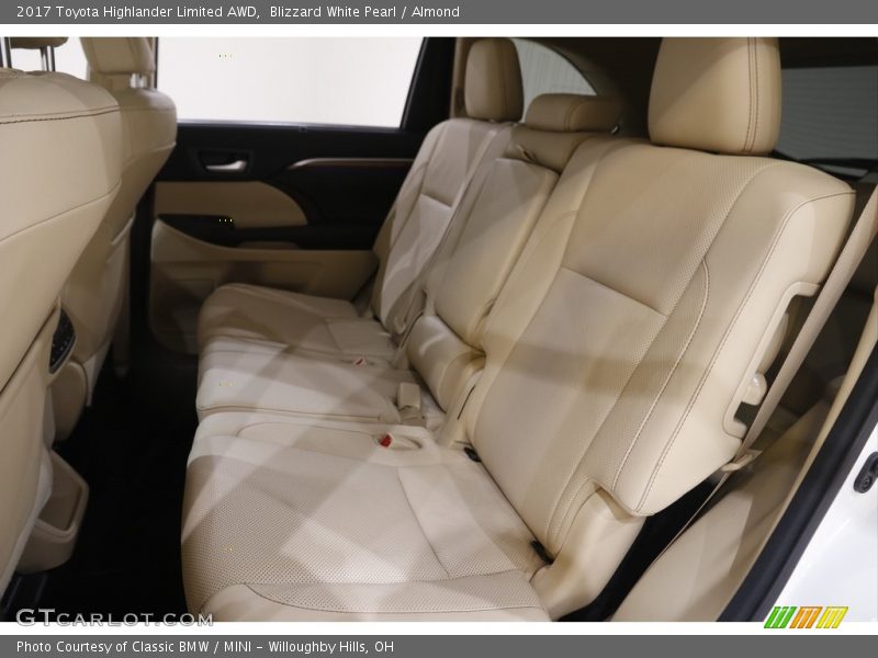 Blizzard White Pearl / Almond 2017 Toyota Highlander Limited AWD