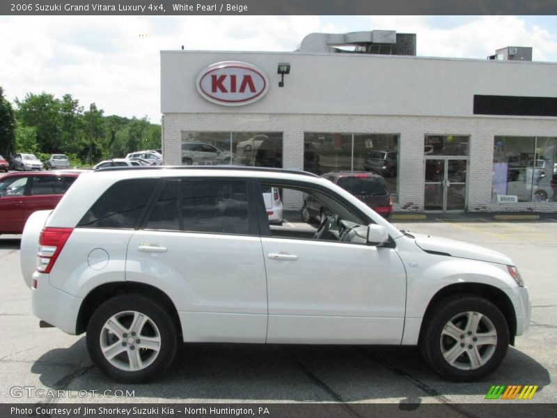 White Pearl / Beige 2006 Suzuki Grand Vitara Luxury 4x4