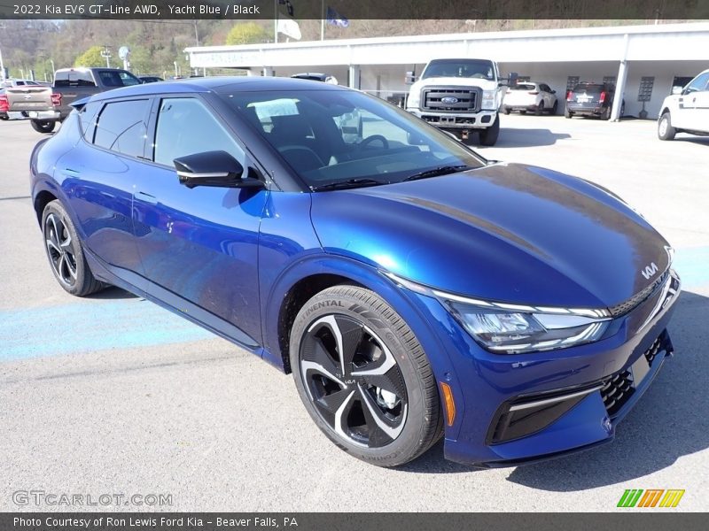 Front 3/4 View of 2022 EV6 GT-Line AWD