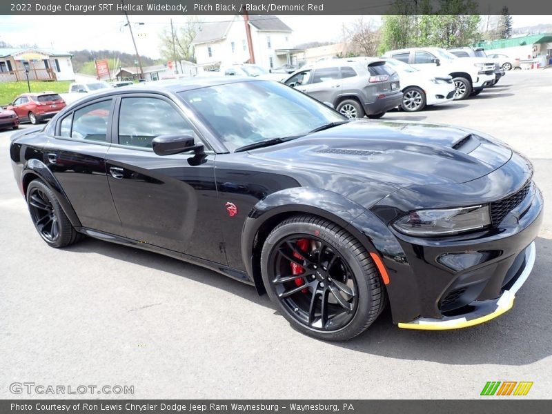 Front 3/4 View of 2022 Charger SRT Hellcat Widebody
