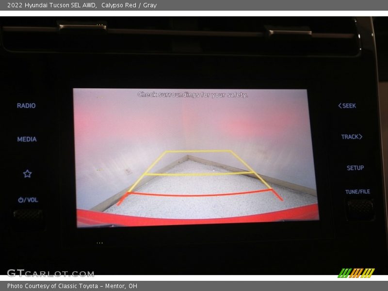 Calypso Red / Gray 2022 Hyundai Tucson SEL AWD