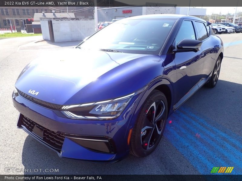 Yacht Blue / Black 2022 Kia EV6 GT-Line AWD