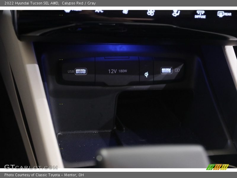Calypso Red / Gray 2022 Hyundai Tucson SEL AWD