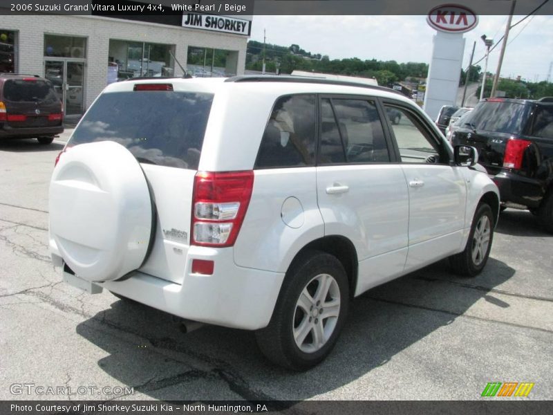 White Pearl / Beige 2006 Suzuki Grand Vitara Luxury 4x4