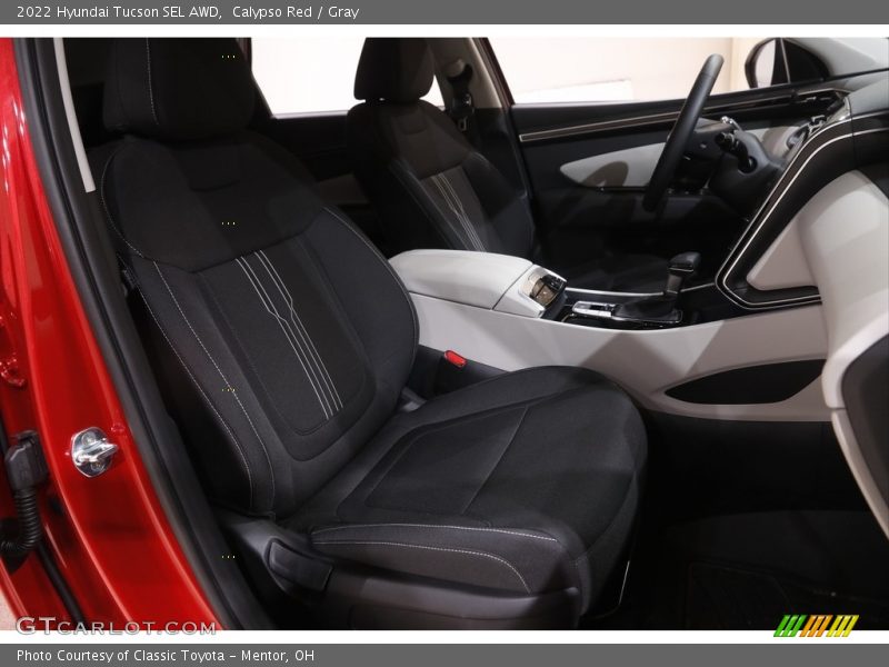 Calypso Red / Gray 2022 Hyundai Tucson SEL AWD