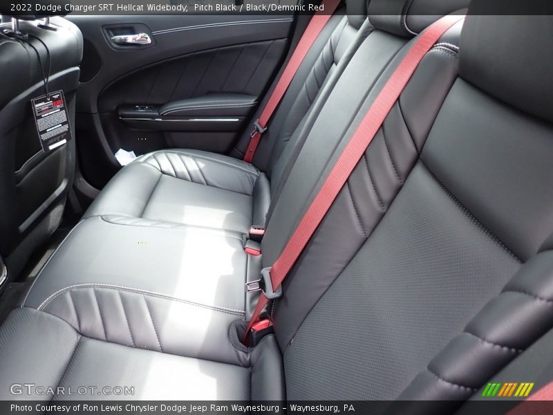 Rear Seat of 2022 Charger SRT Hellcat Widebody