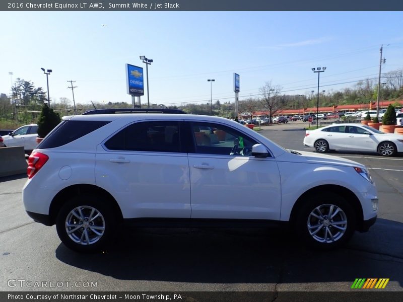 Summit White / Jet Black 2016 Chevrolet Equinox LT AWD