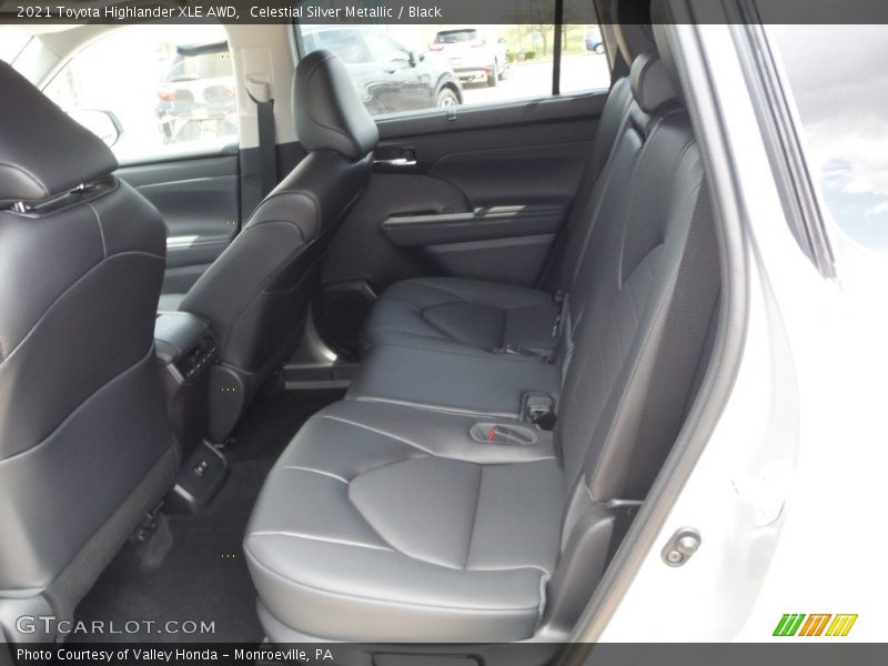 Rear Seat of 2021 Highlander XLE AWD