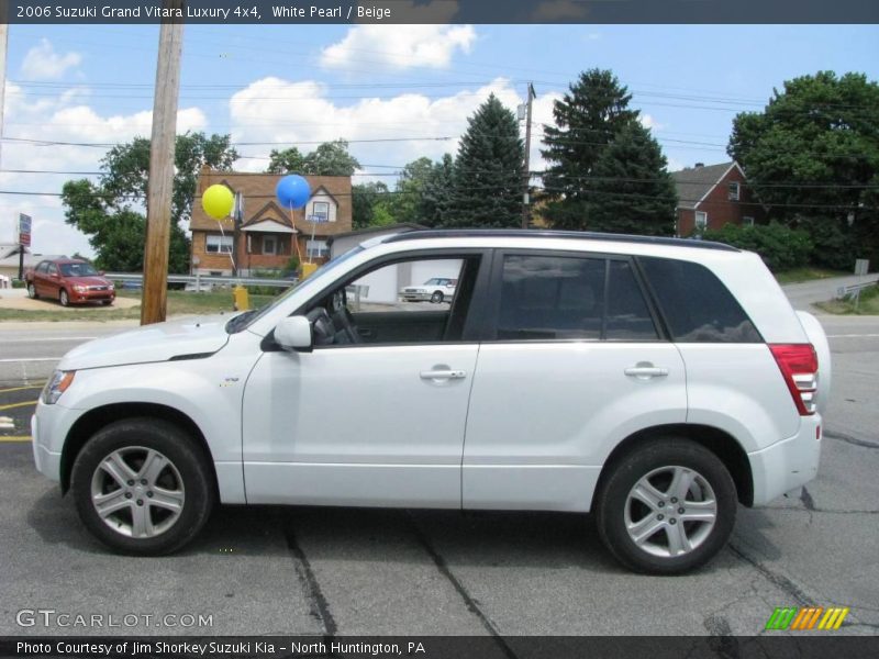 White Pearl / Beige 2006 Suzuki Grand Vitara Luxury 4x4