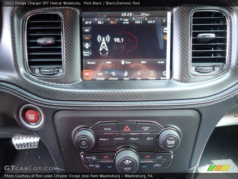 Controls of 2022 Charger SRT Hellcat Widebody
