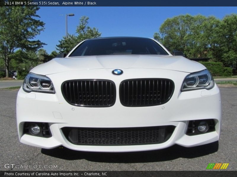 Alpine White / Black 2014 BMW 5 Series 535i Sedan
