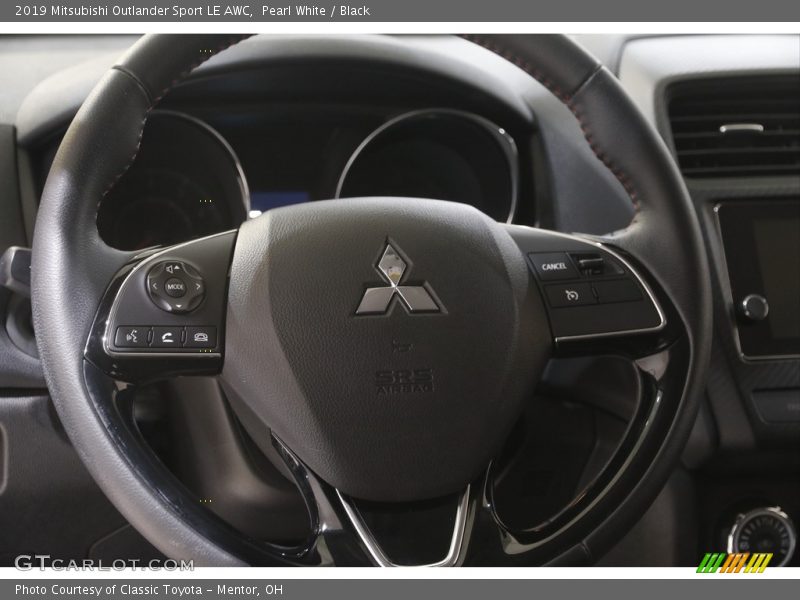 Pearl White / Black 2019 Mitsubishi Outlander Sport LE AWC
