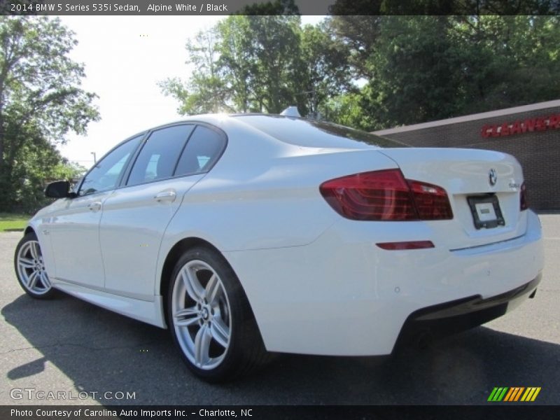 Alpine White / Black 2014 BMW 5 Series 535i Sedan