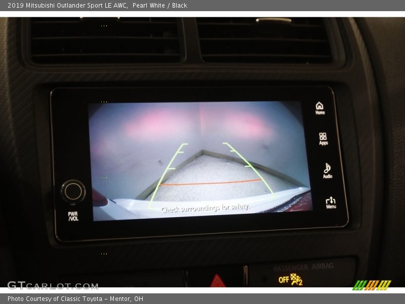 Pearl White / Black 2019 Mitsubishi Outlander Sport LE AWC