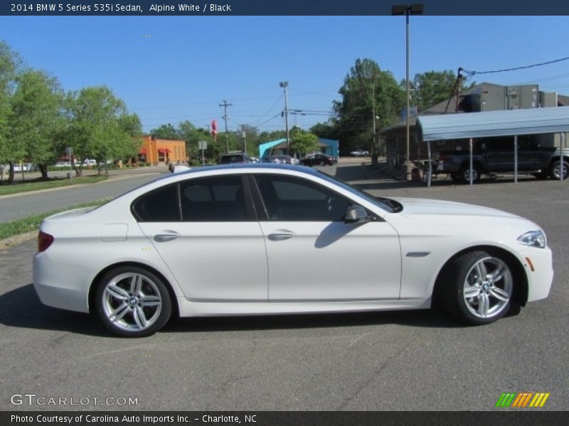 Alpine White / Black 2014 BMW 5 Series 535i Sedan