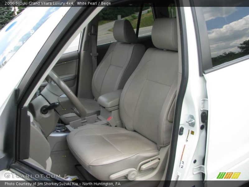 White Pearl / Beige 2006 Suzuki Grand Vitara Luxury 4x4