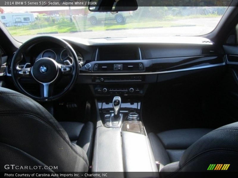 Alpine White / Black 2014 BMW 5 Series 535i Sedan