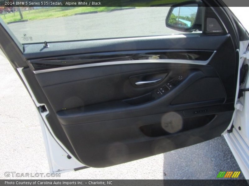 Alpine White / Black 2014 BMW 5 Series 535i Sedan