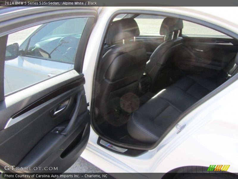 Alpine White / Black 2014 BMW 5 Series 535i Sedan