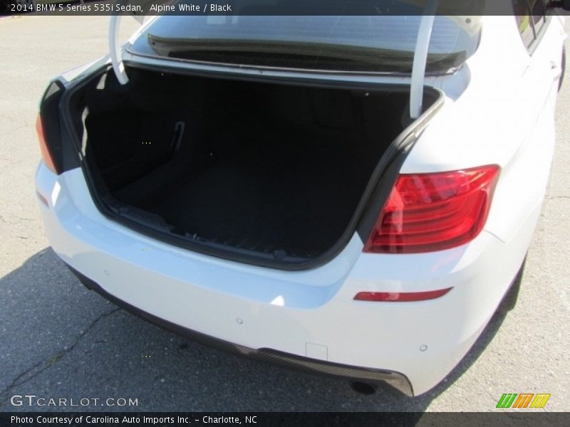 Alpine White / Black 2014 BMW 5 Series 535i Sedan